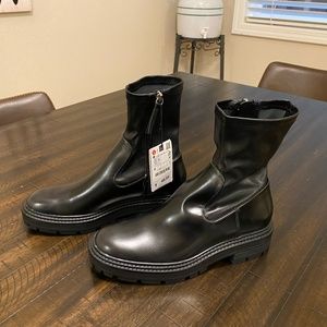 Zara Lug sole Booties